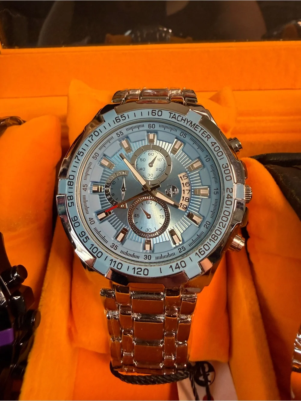 AJ Sports-Master Stainless Steel Icy Blue/Silver